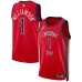 Zion Williamson, New Orleans Pelicans, Statement Edition, Red