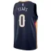 New Orleans Pelicans Jeremiah Felton Swingman Jersey - Icon Edition - Navy Blue