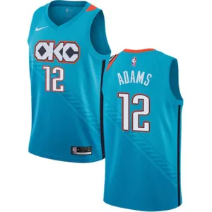 Steven Adams, Oklahoma City Thunder, 2018/19 City Edition, Blue