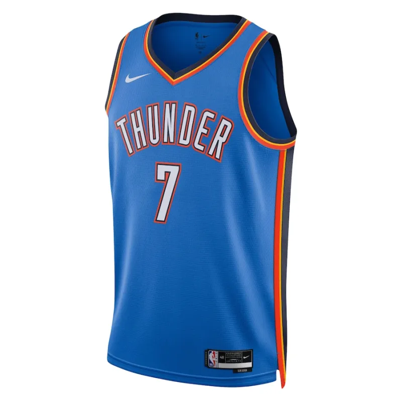 Chet Holmgren OKC Thunder NBA Draft 2022 Trikot