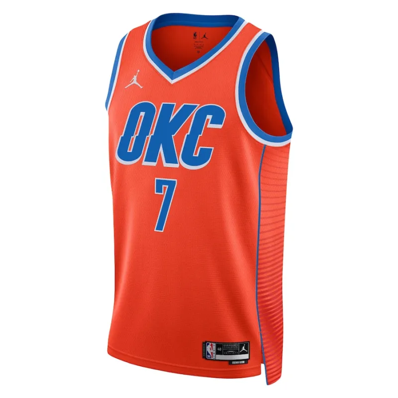 Chet Holmgren Oklahoma City Thunder Statement Edition, Orange