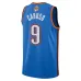 Maillot Swingman des Finales NBA 2025 d'Oklahoma City Thunder Alex Caruso - Version Icone - Bleu