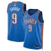 Maillot Swingman des Finales NBA 2025 d'Oklahoma City Thunder Alex Caruso - Version Icone - Bleu