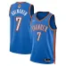 Maglia Swingman delle Finali NBA 2025 di Oklahoma City Thunder Chet Holmgren - Edizione Icona - Blu