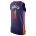 Devin Booker Phoenix Suns Jersey - City Edition - Purple