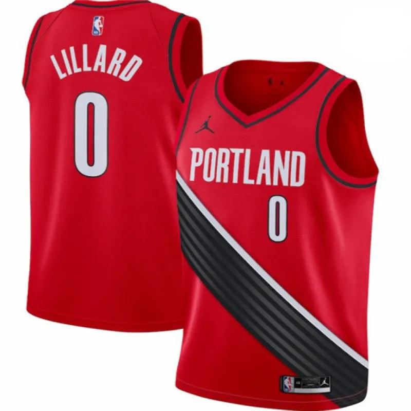 Damian Lillard, Portland Trail Blazers, 2020/21, Rosso