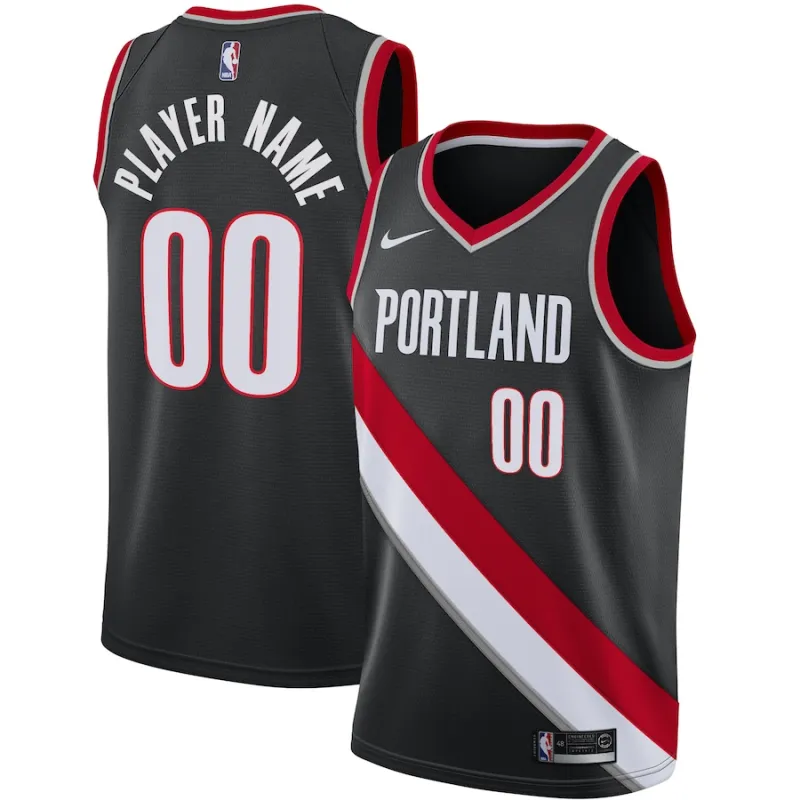 Portland Trail Blazers Icon Edition 2020/21, Schwarz