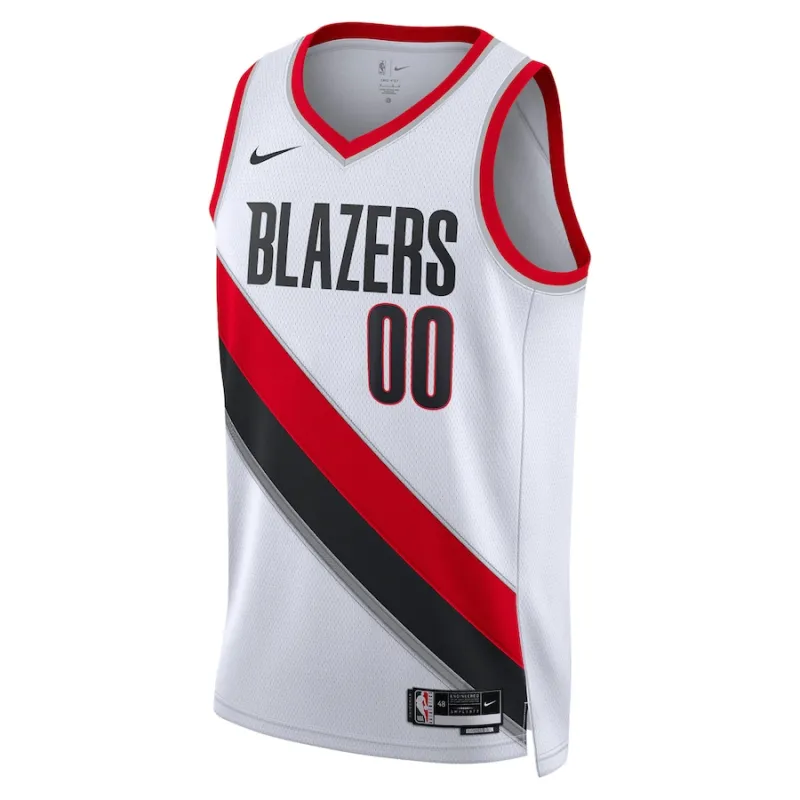 Portland Trail Blazers Custom Jersey, Association Edition, White