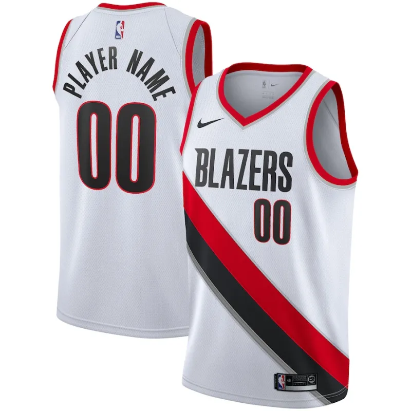 Portland Trail Blazers Camiseta personalizada 2020/21, edición asociación, Blanca