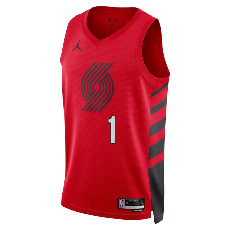 Anfernee Simons, Portland Trail Blazers, edizione dichiarazione, Rosso