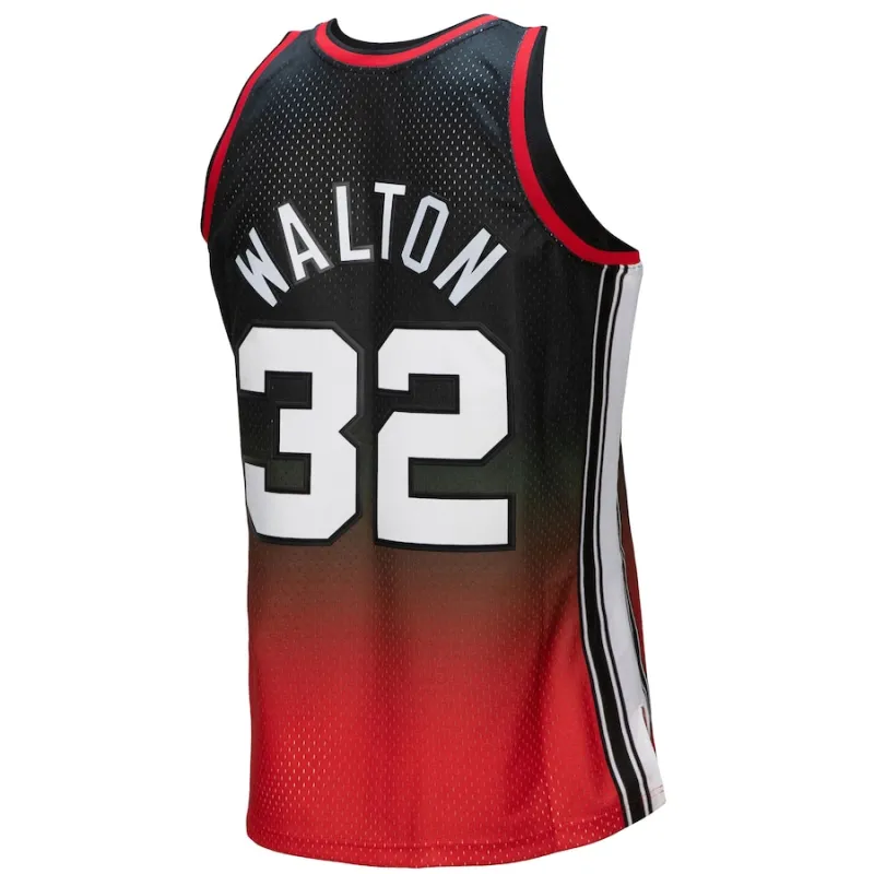 Bill Walton, Portland Trail Blazers, 1976/77 Classic, Red/Black