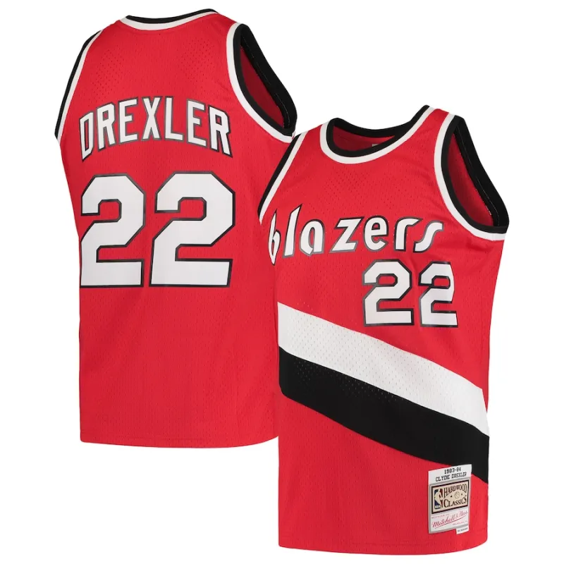 Clyde Drexler, Portland Trail Blazers, 1983/84 Classic Edition, Red