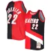 Clyde Drexler, Portland Trail Blazers, 1991/92, Rojo/Negro