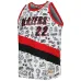 Clyde Drexler, Portland Trail Blazers, 1991/92, Weiß