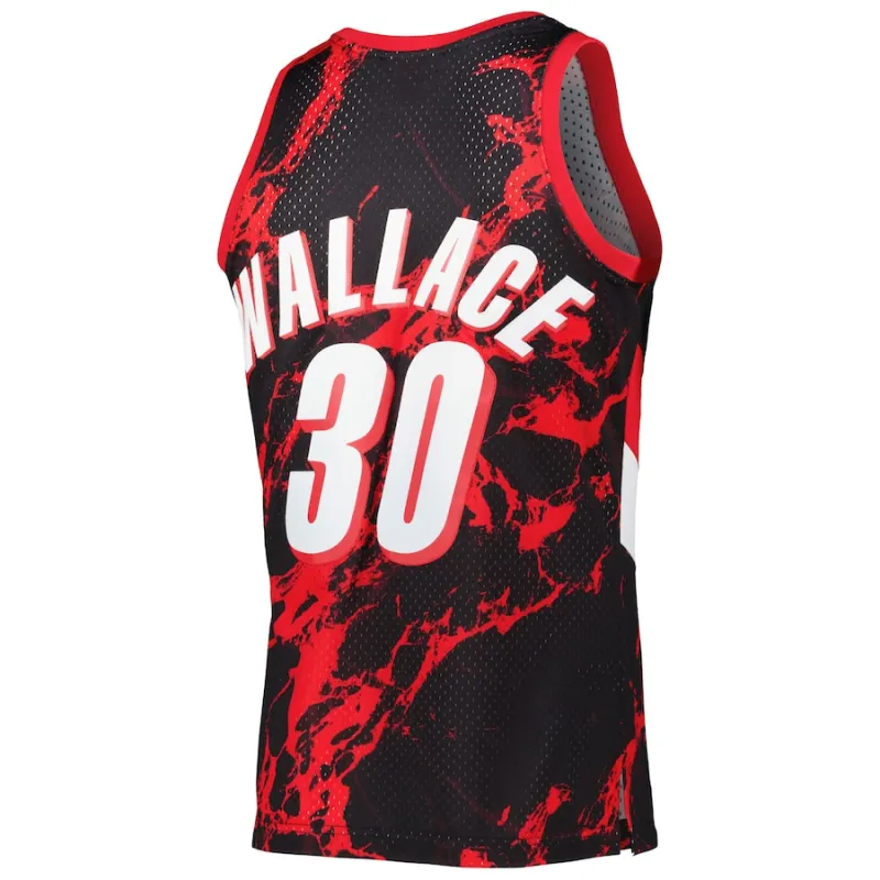 Rasheed Wallace, Portland Trail Blazers, 1999/00 Marbre Classique, Noir