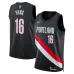 Maglia Swingman dei Portland Trail Blazers Yang Hansen - Edizione Icona - Nera