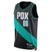 Portland Trail Blazers 2025/26 Swingman Unisex Trikot - Stadtedition - Schwarz