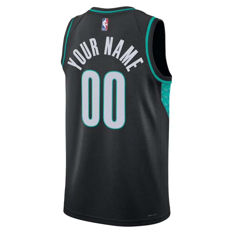 Portland Trail Blazers 2025/26 Swingman Unisex Trikot - Stadtedition - Schwarz