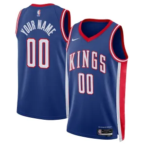 Sacramento Kings 2024/25 Custom Jersey, City Edition, Blue