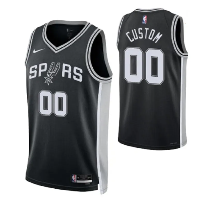 San Antonio Spurs. 2022/23 Icon. Negro