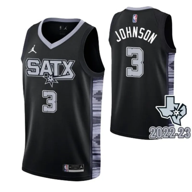 Keldon's jersey. San Antonio Spurs. 2022/23 City Edition. Green