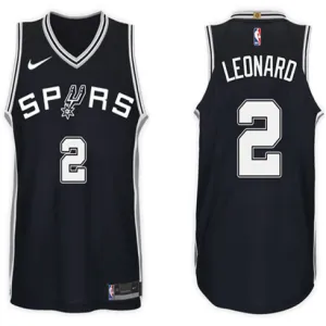 Kawhi Leonard. San Antonio Spurs. Icóno. Negro