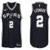 Kawhi Leonard. San Antonio Spurs. Icóno. Negro