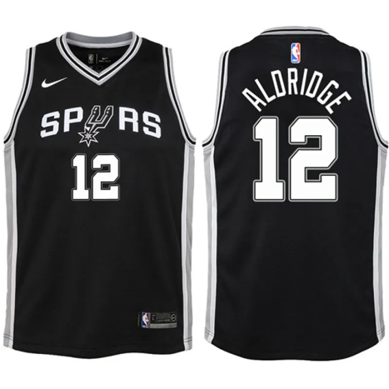 LaMarcus Aldridge. San Antonio Spurs. Icon. Schwarz