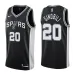 Manu Ginobili. San Antonio Spurs. Icóno. Negro
