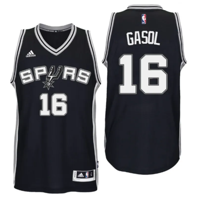 Pau Gasol. San Antonio Spurs. Black