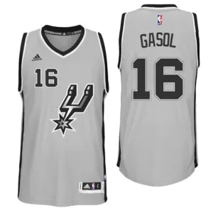 Pau Gasol. San Antonio Spurs. Gris