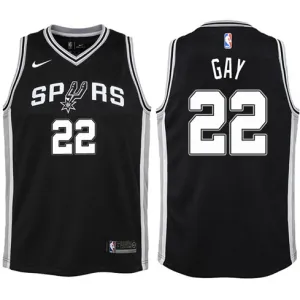 Rudy Gay. San Antonio Spurs. Icóno. Negro