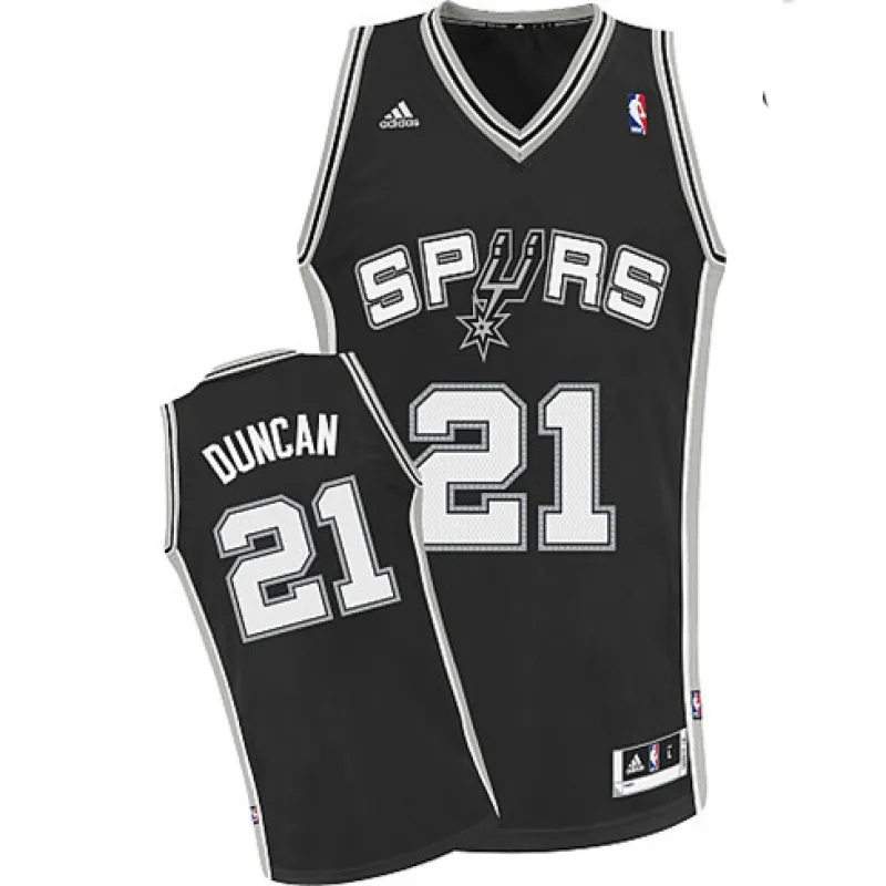 Tim Duncan. San Antonio Spurs. Negro