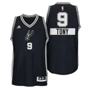 Tony Parker. San Antonio Spurs. Navidad. Negro