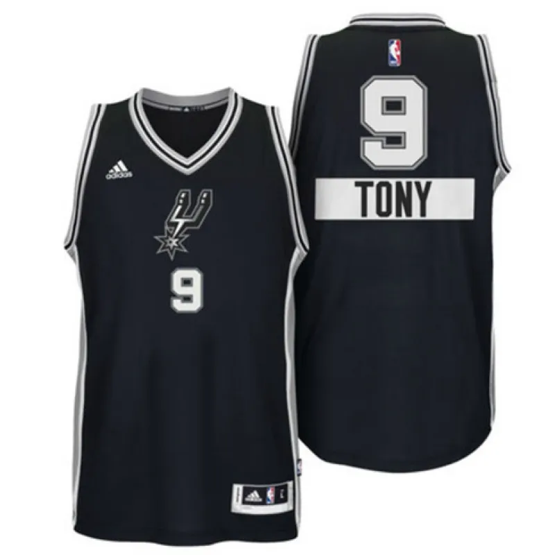 Tony Parker. San Antonio Spurs. Weihnachten. Schwarz