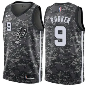 Tony Parker. San Antonio Spurs. City Edition. Gray