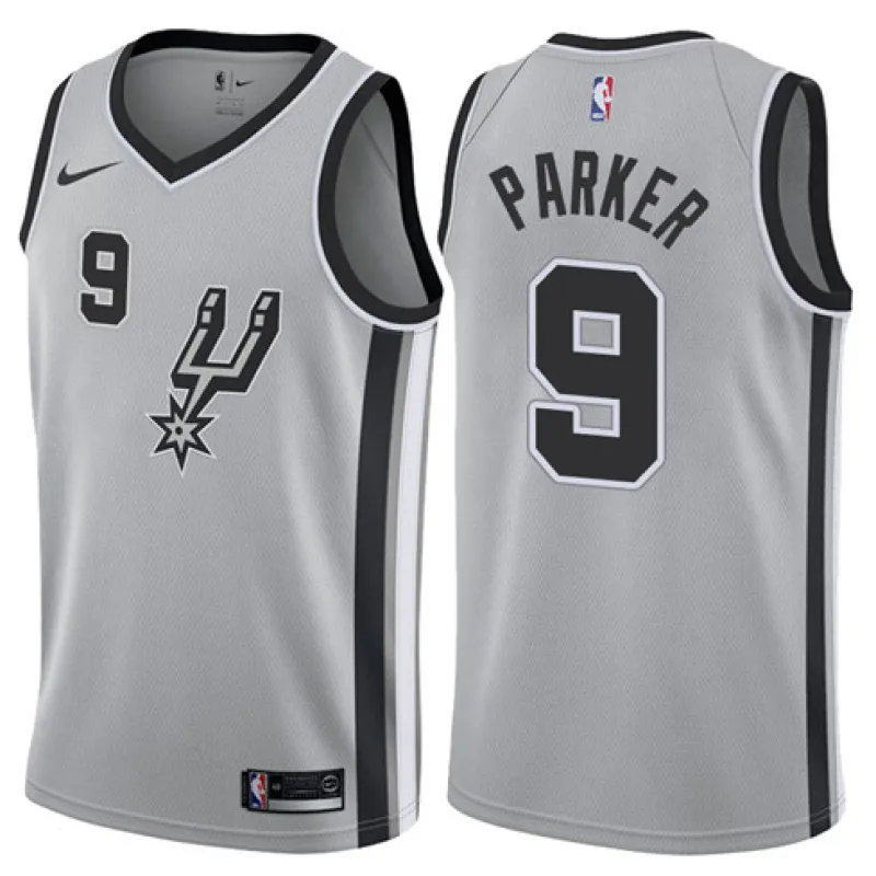 Tony Parker. San Antonio Spurs. Gris
