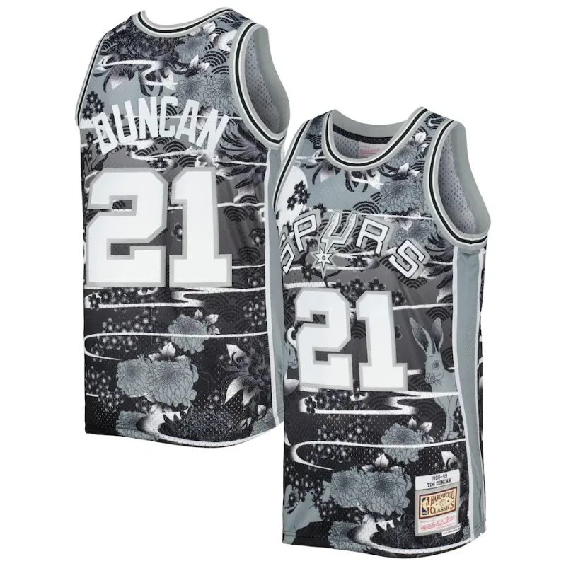 Canotta Tim Duncan San Antonio Spurs 1998/99 Lunar New Year Retro
