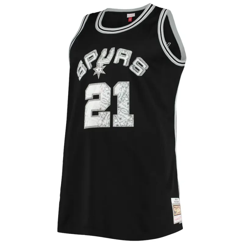 Tim Duncan, San Antonio Spurs, 1998/99, NBA 75th Anniversary Diamond Edition, Black