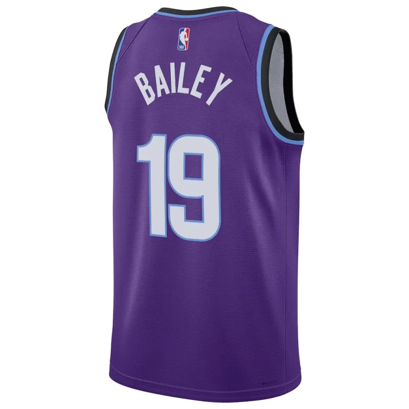Maglia Swingman degli Utah Jazz Ace Bailey - Edizione Icona - Viola