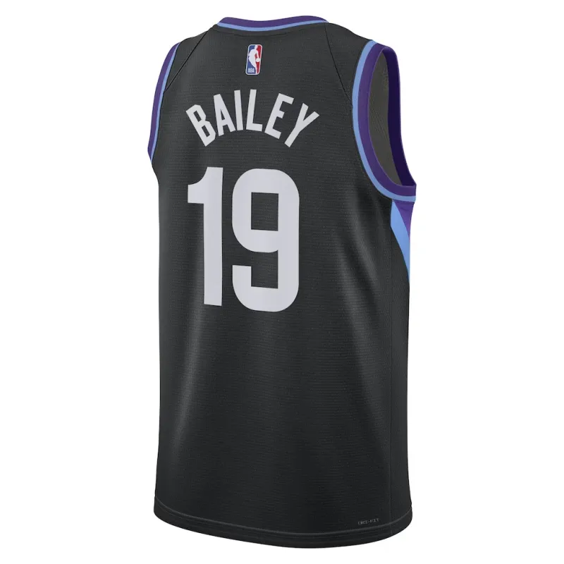 Utah Jazz Ace Bailey Swingman Jersey - Statement Edition - Black