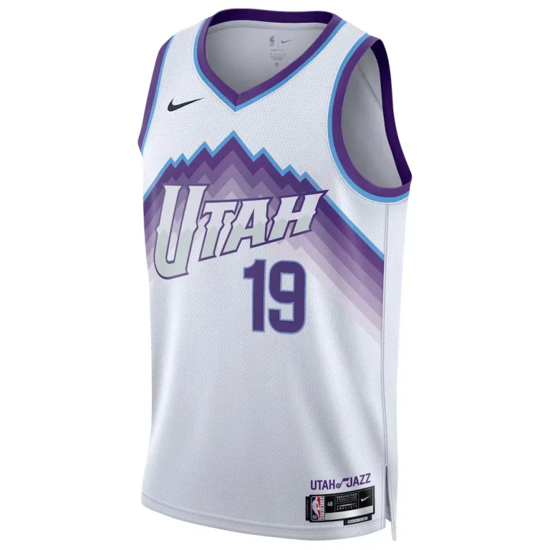 Camiseta Swingman de Utah Jazz Ace Bailey - Edición Association - Blanca
