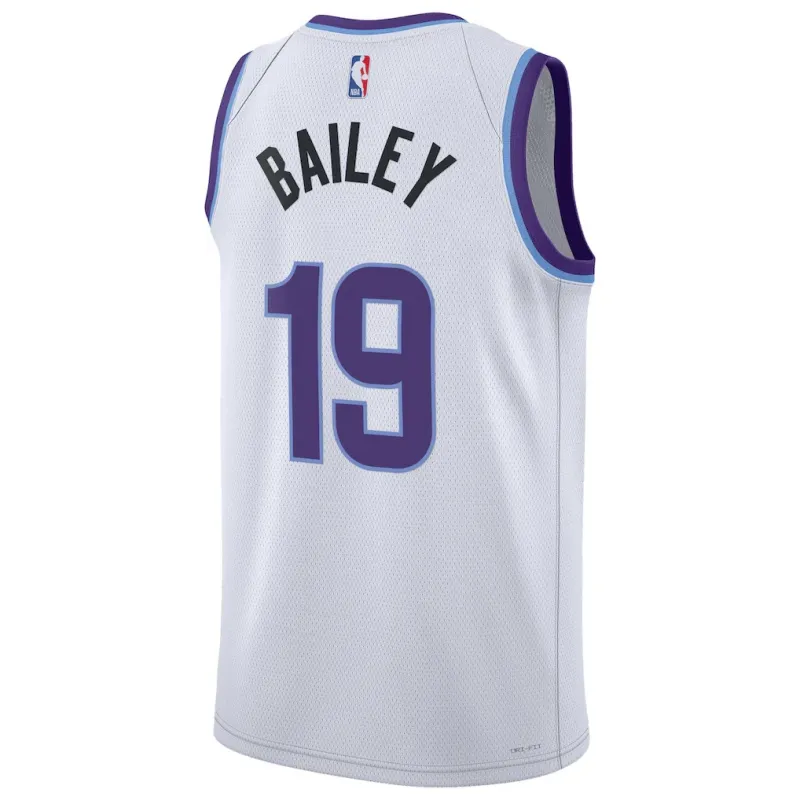 Camiseta Swingman de Utah Jazz Ace Bailey - Edición Association - Blanca