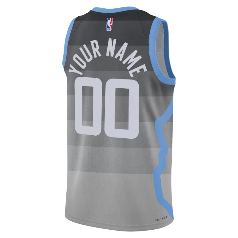Utah Jazz 2025/26 Swingman Unisex Trikot - Stadtedition - Grau