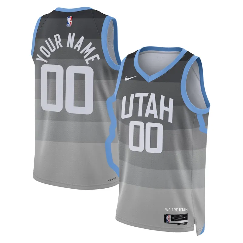 Utah Jazz 2025/26 Swingman Unisex Trikot - Stadtedition - Grau
