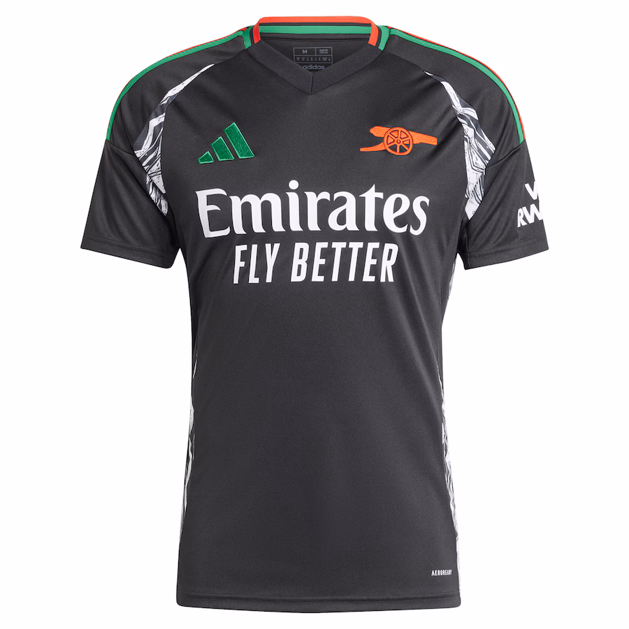 Arsenal 2024/25 Away Jersey - Fan Version (Black)