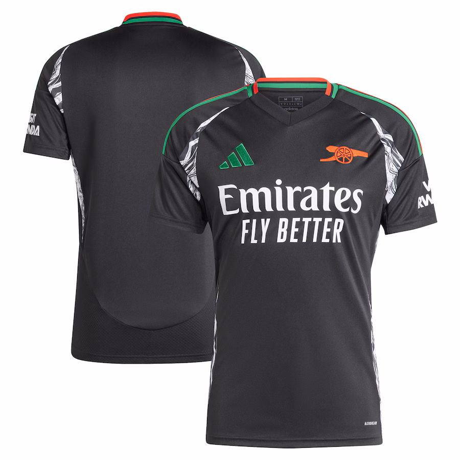 Arsenal 2024/25 Away Jersey - Fan Version (Black)