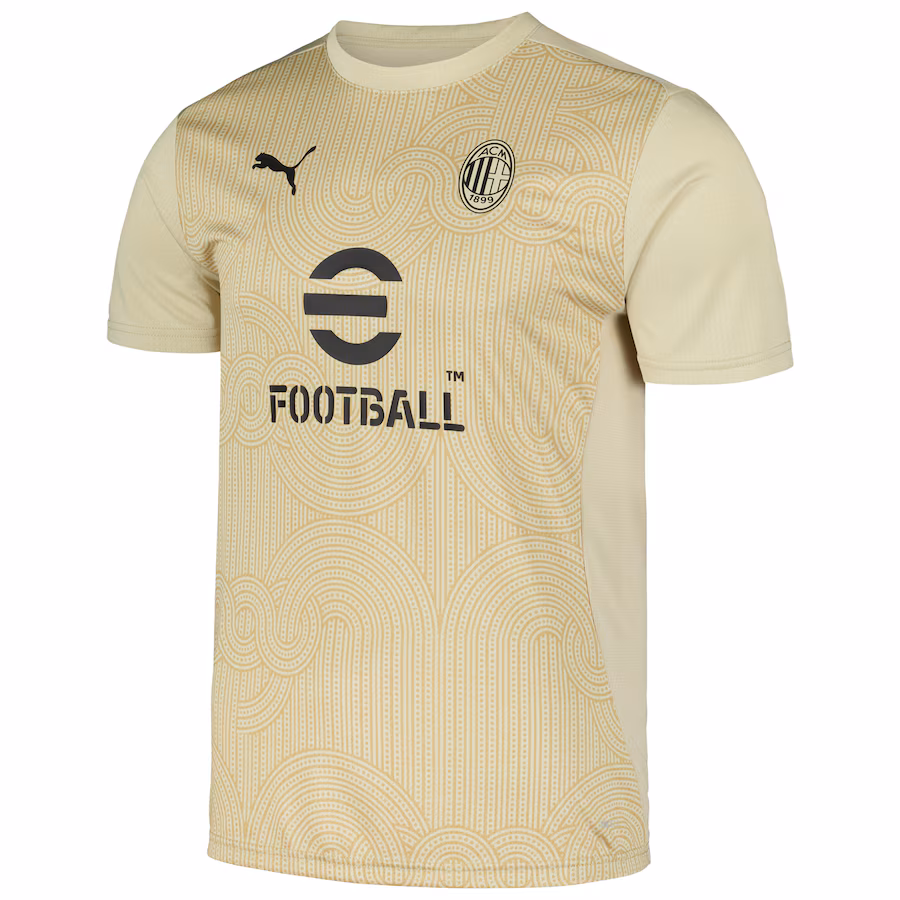 Maglia di pre-partita 2024/25 del AC Milan - Beige