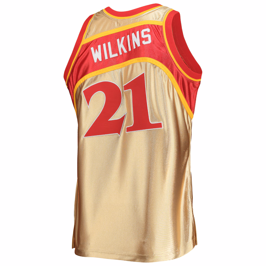 Maillot Dominique Wilkins Atlanta Hawks Mitchell & Ness 75e Anniversaire 1986/87