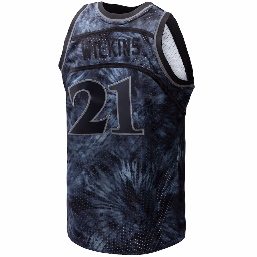 Camiseta Dominique Wilkins Atlanta Hawks Mitchell & Ness 86/87 HWC Retro